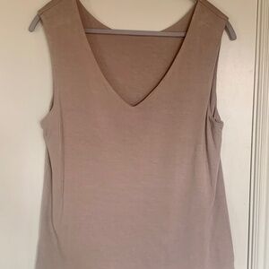Kettlewell Colours Sleeveless Two-Way Stop, LL, Mushroom, double front